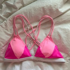 Victorias secret pink bikini top